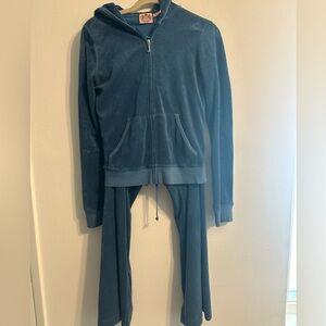 Juicy Couture Blue Terry Cloth Set